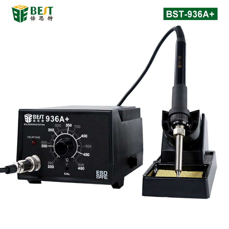 BST-936A+ 防靜電恒溫電烙鐵 工業(yè)拆焊臺 手機維修拆焊臺(黑色)