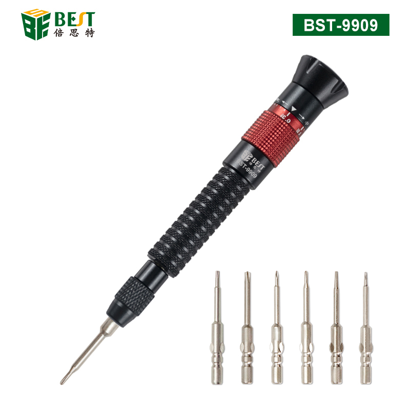 BST-9909 七合一可調(diào)扭力螺絲刀套裝 可調(diào)扭力式螺絲批 帶磁性 可換頭